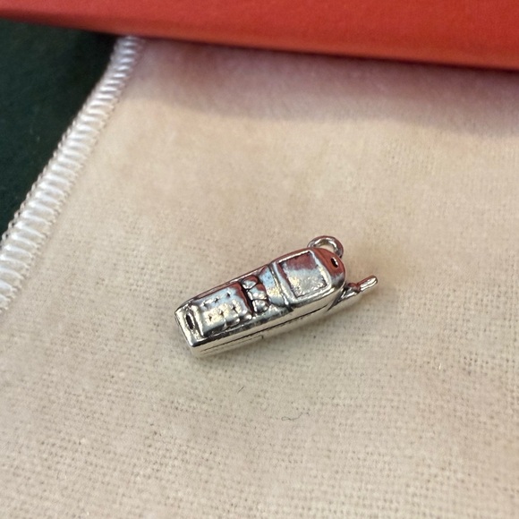 Retired James Avery Sterling Silver Cell Phone Charm - Picture 2 of 4